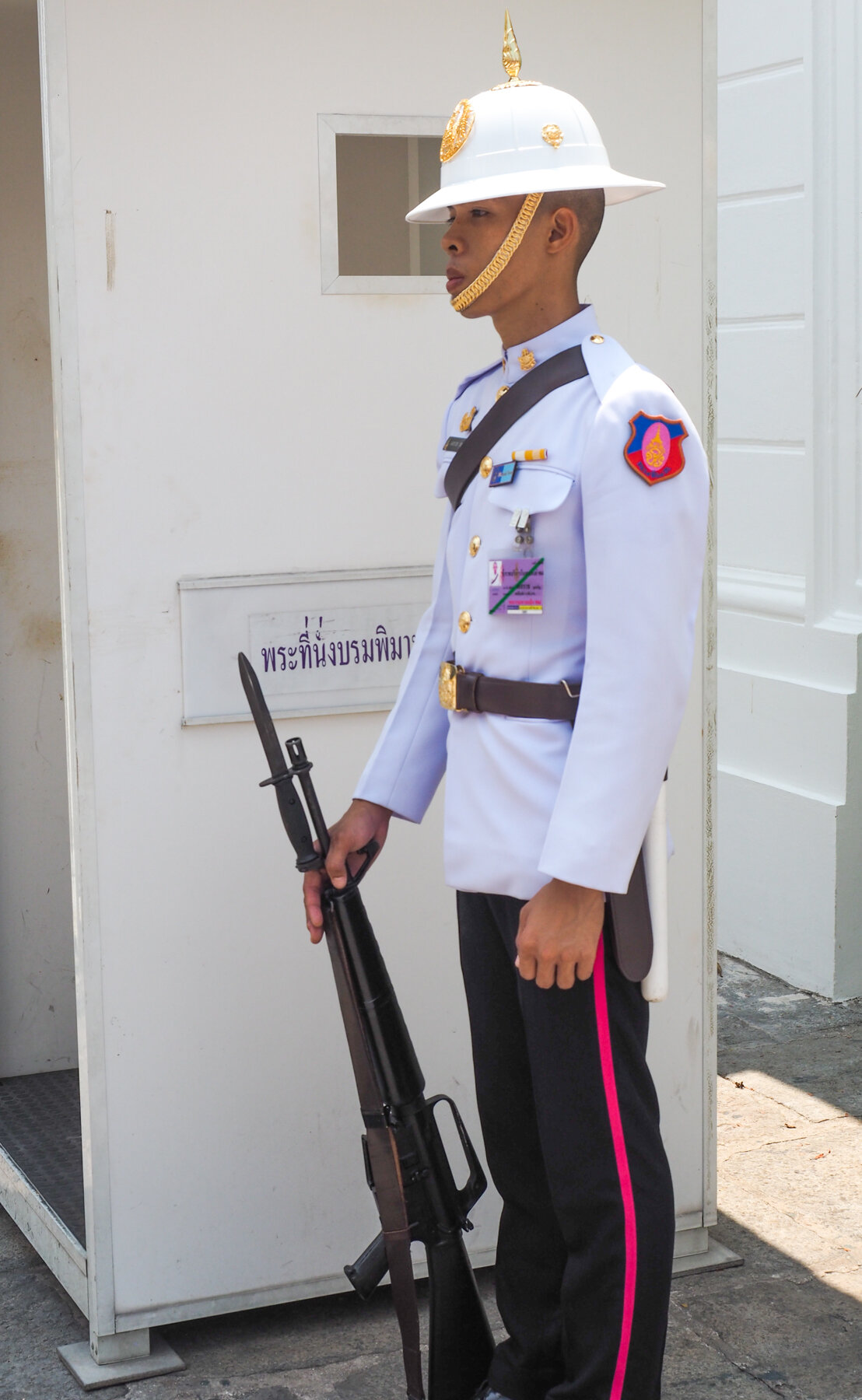 Guard at the Grand Palace