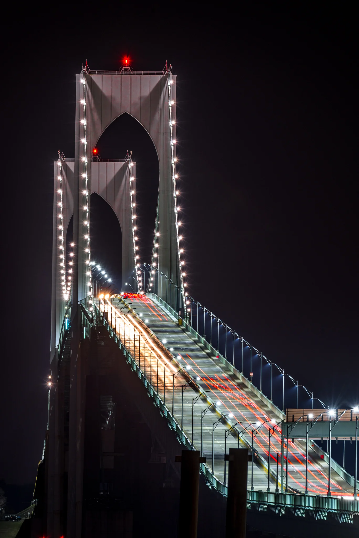 Newport Bridge Night