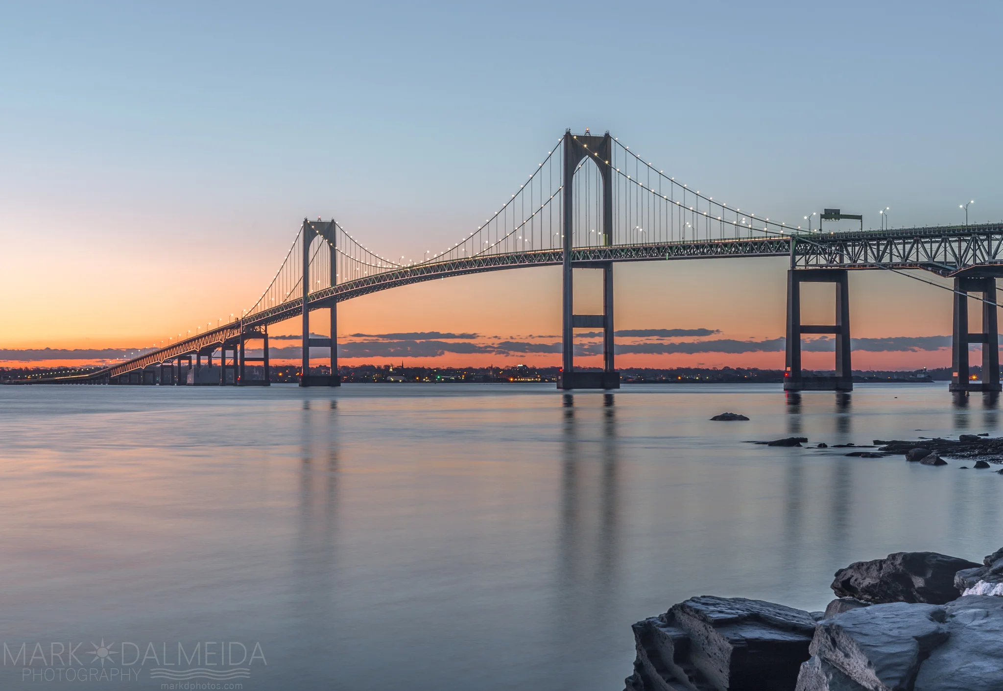 Newport Bridge Sunrise