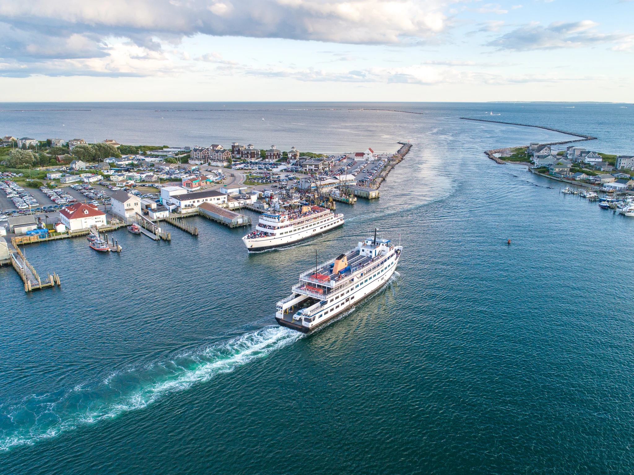 Block Island Ferry Aerial