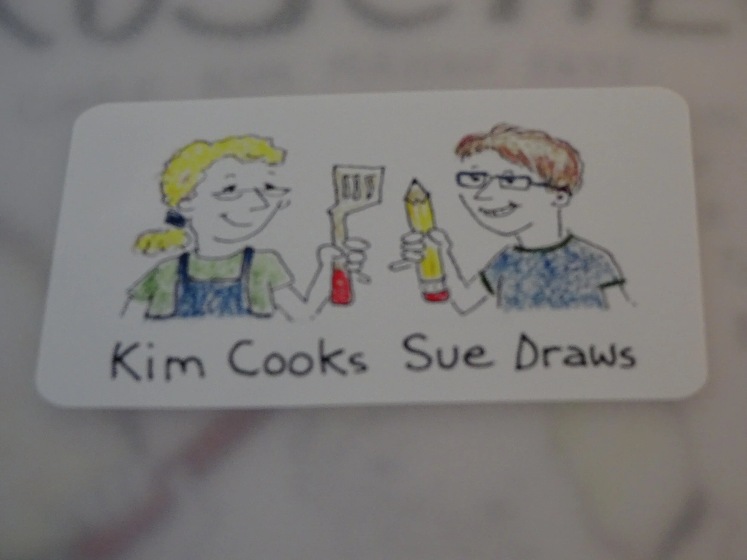 Kim Cooks - Sue Draws cookbook