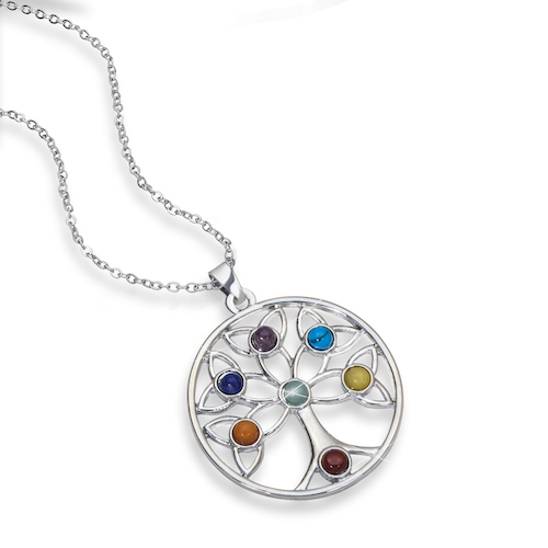 7 Chakra Tree of Life Pendant, Size: 2 Inch at Rs 45/piece in Khambhat |  ID: 21612475891