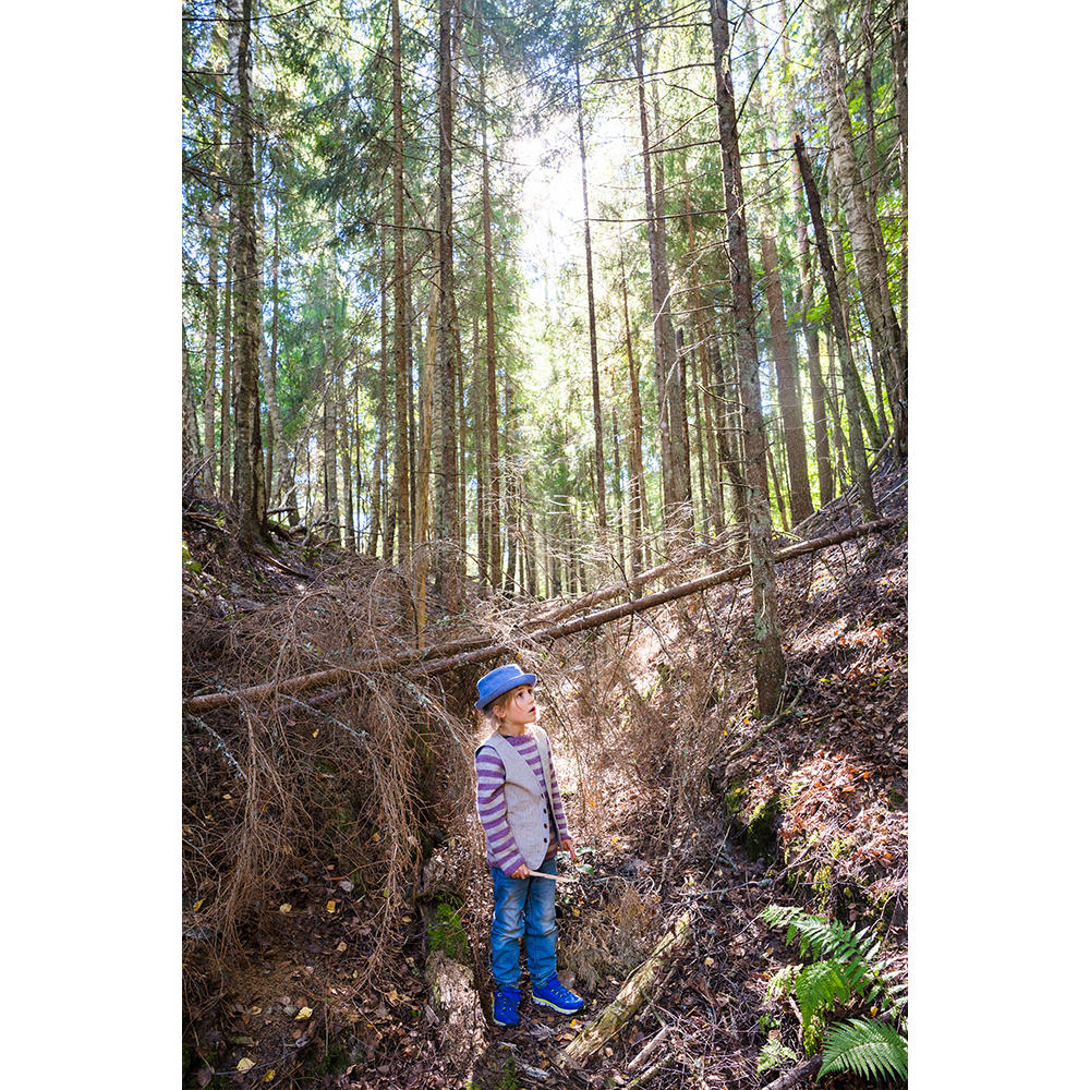 A boy in a magical forest /  Poika taikametsaässaä, Fiskars, Finland, 2022