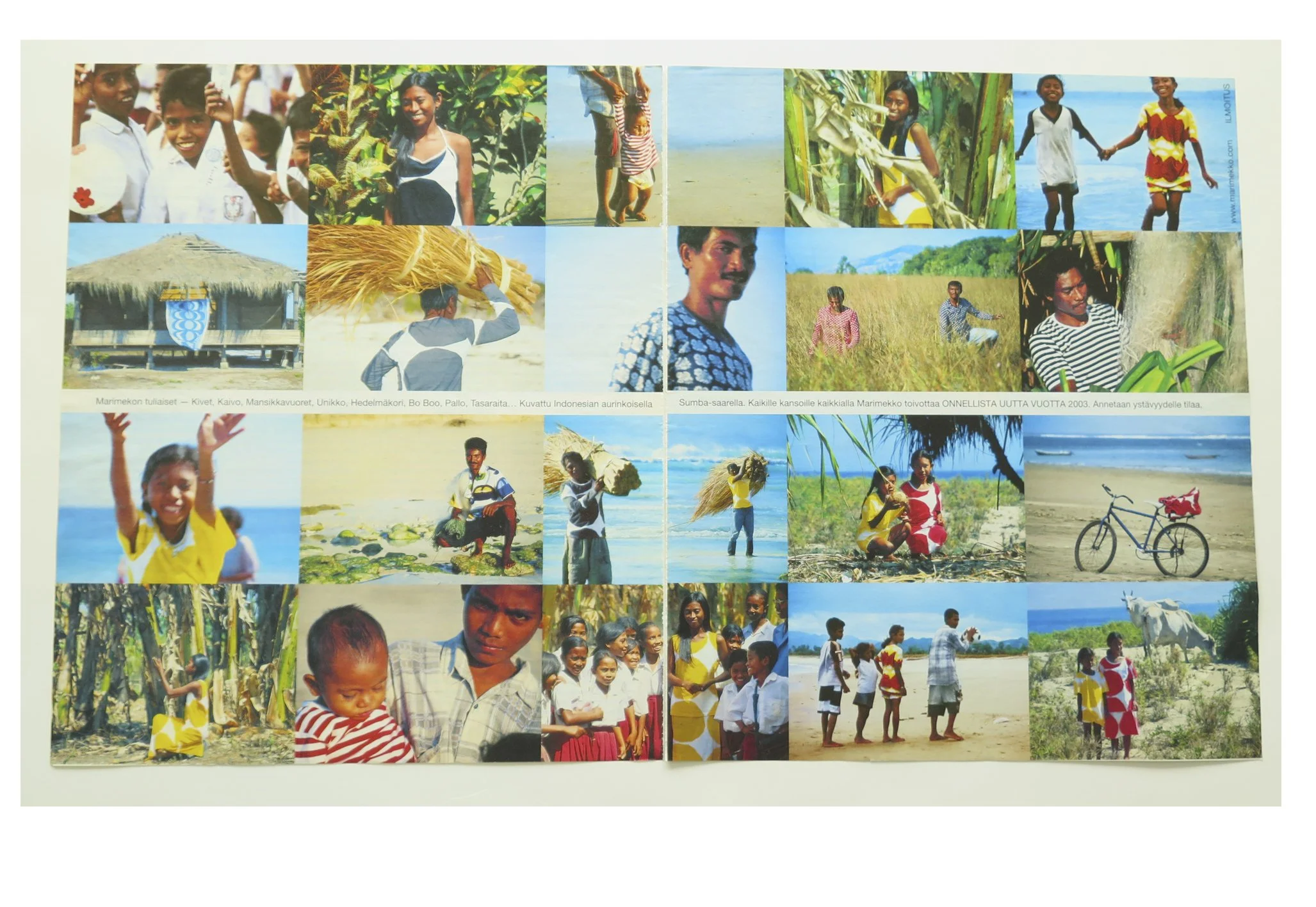 Helsingin Sanomien kuukausiliitteestä uudelle vuodelle 2003, Kuvat Laura Elo