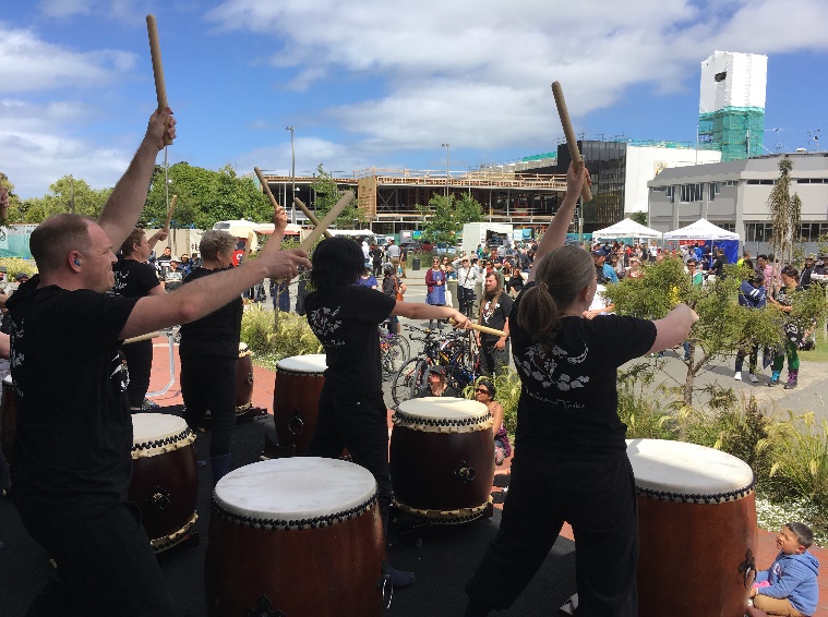 Narukami Taiko in Hutt Japan Day