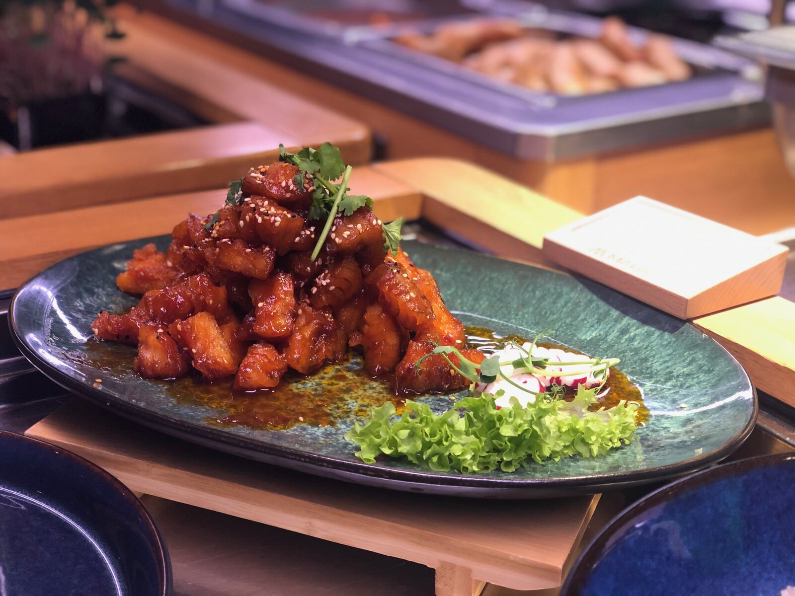 No er det det buffé på Malin kvar einaste dag