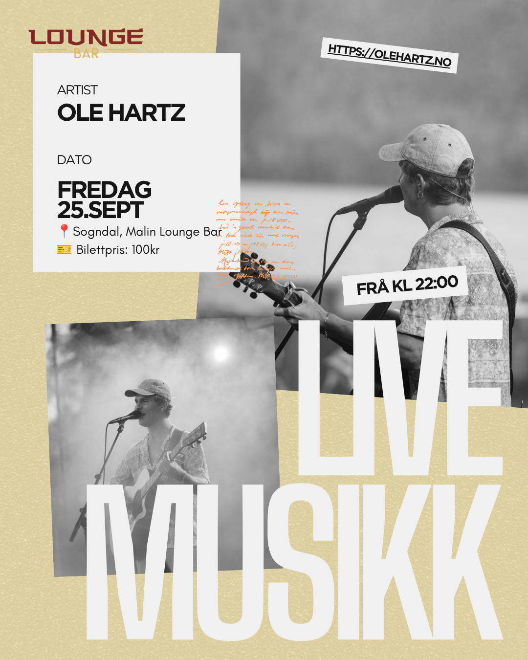 OLE HARTZ LIVE I LOUNGEN
