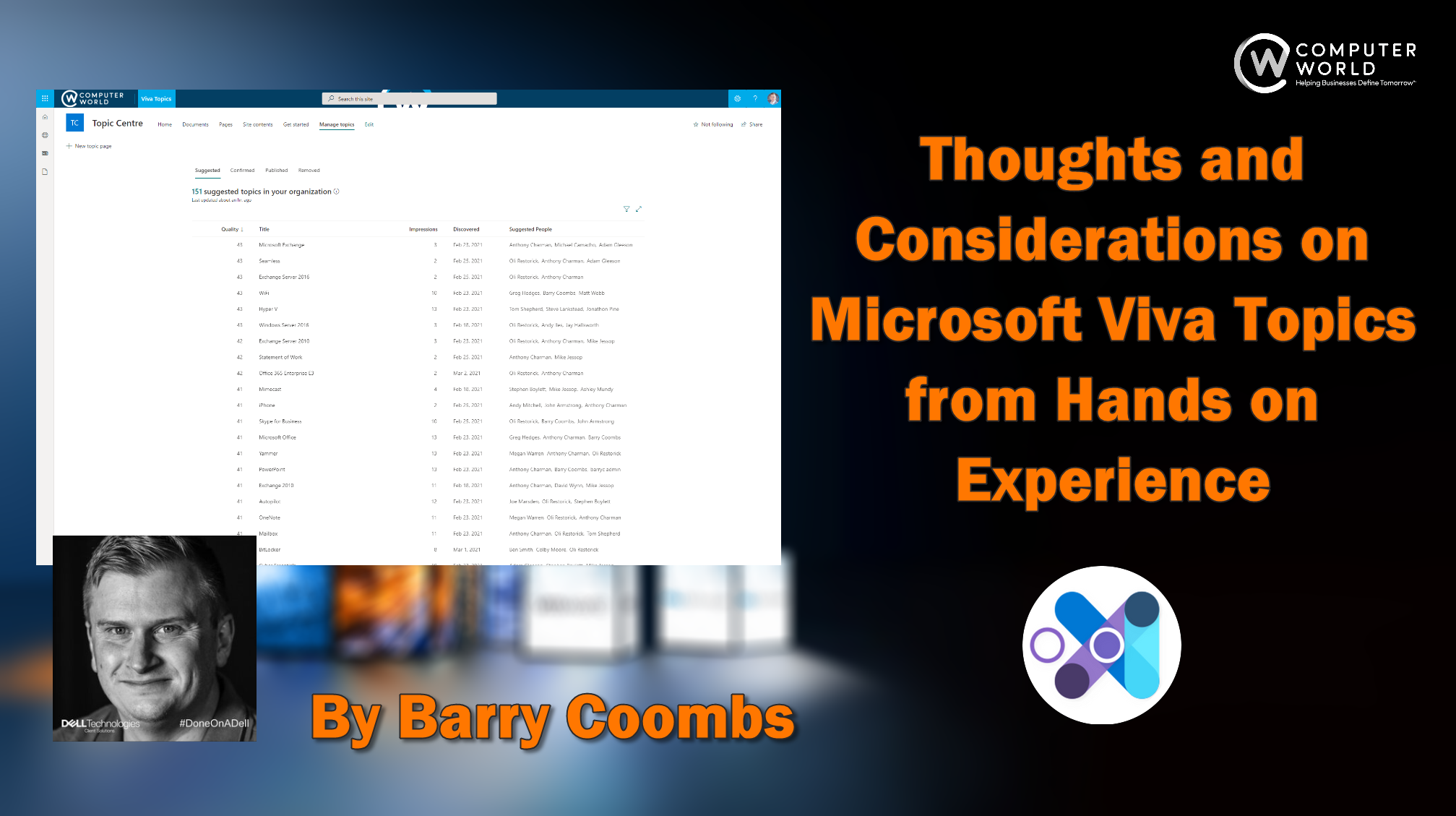 Microsoft Viva Topics Blog Define Tomorrow 
