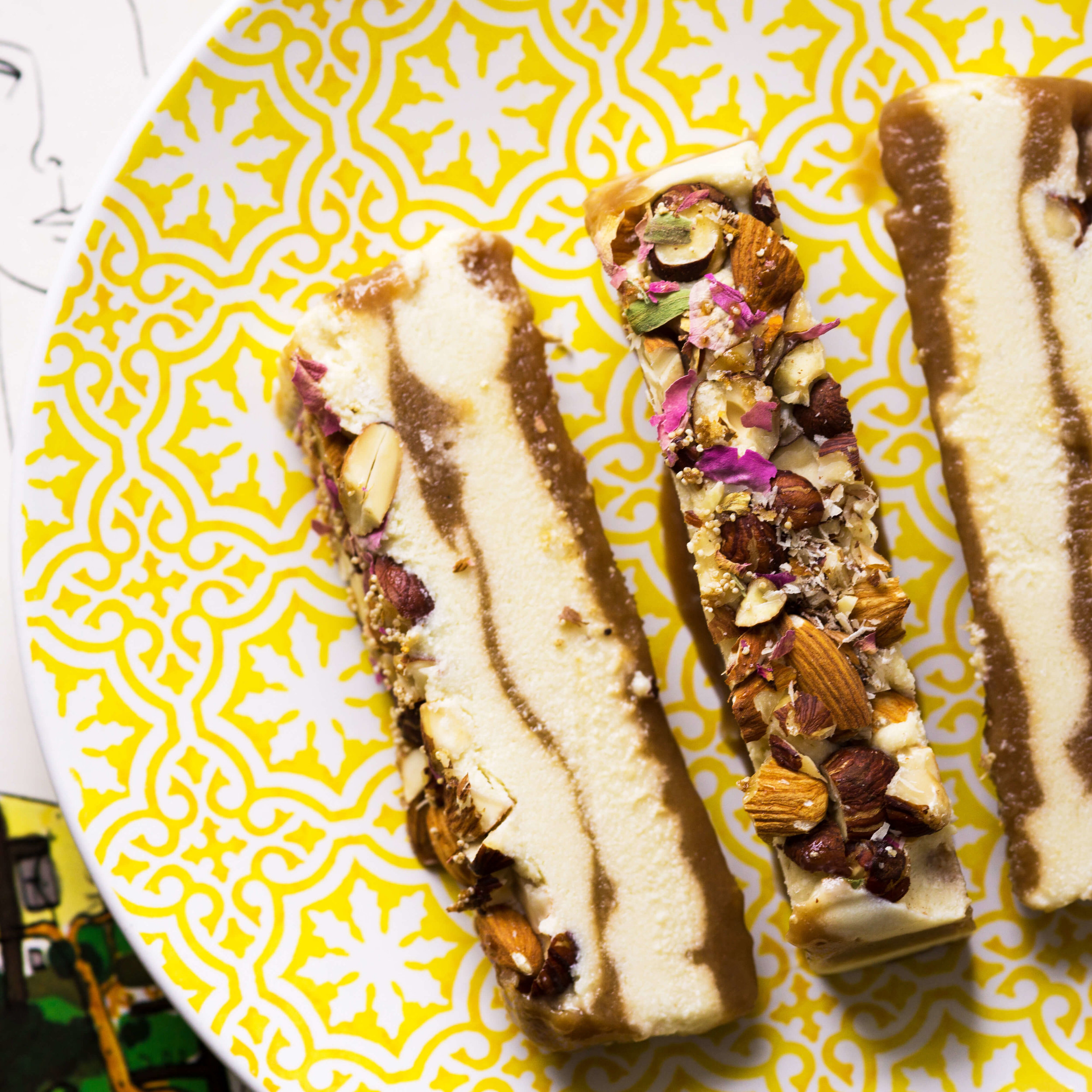 Rhubarb semifreddo