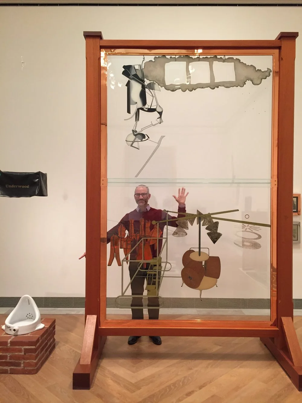 Duchamp's The Large Glass at Moderna Museet
