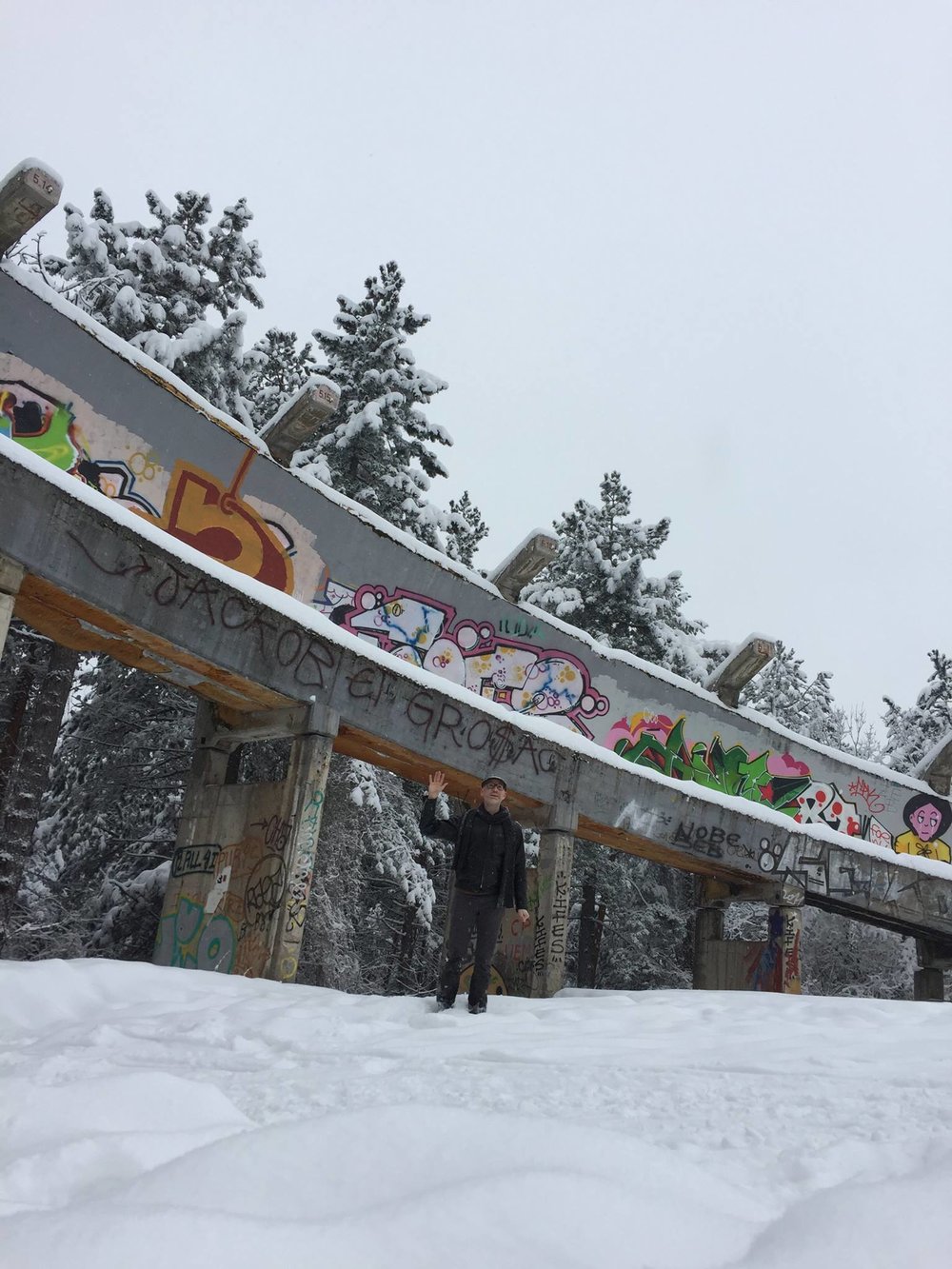 Bobsled Run from the 1984 Winter Olympics