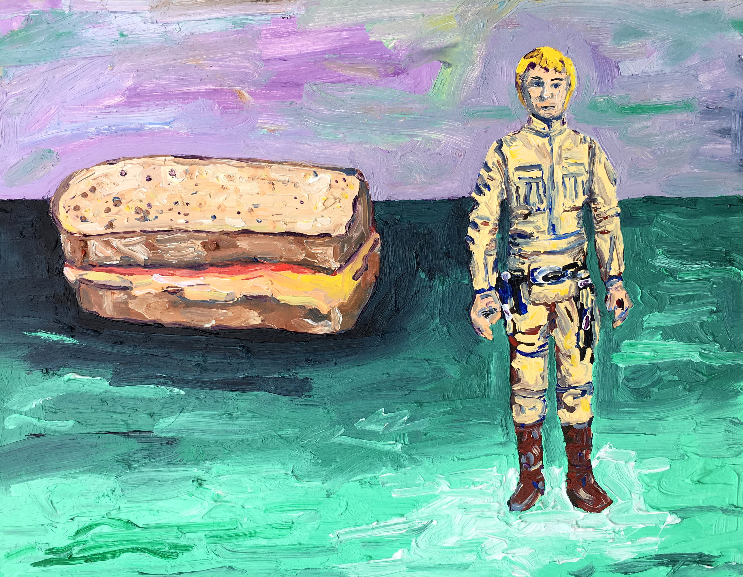 Untitled (1980 Luke and a Ketchup and Mustard Sandwich)