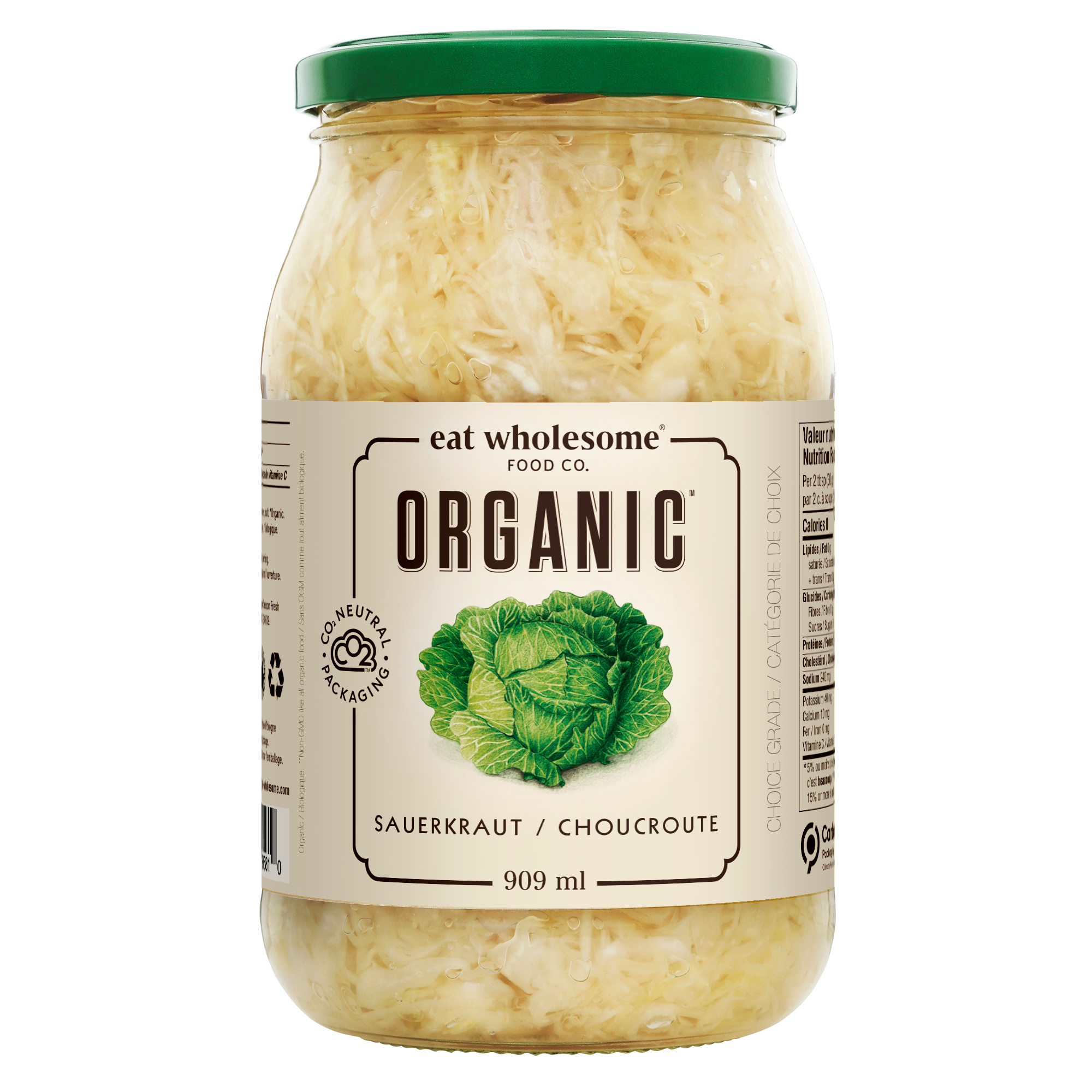 PASTEURIZED SAUERKRAUT