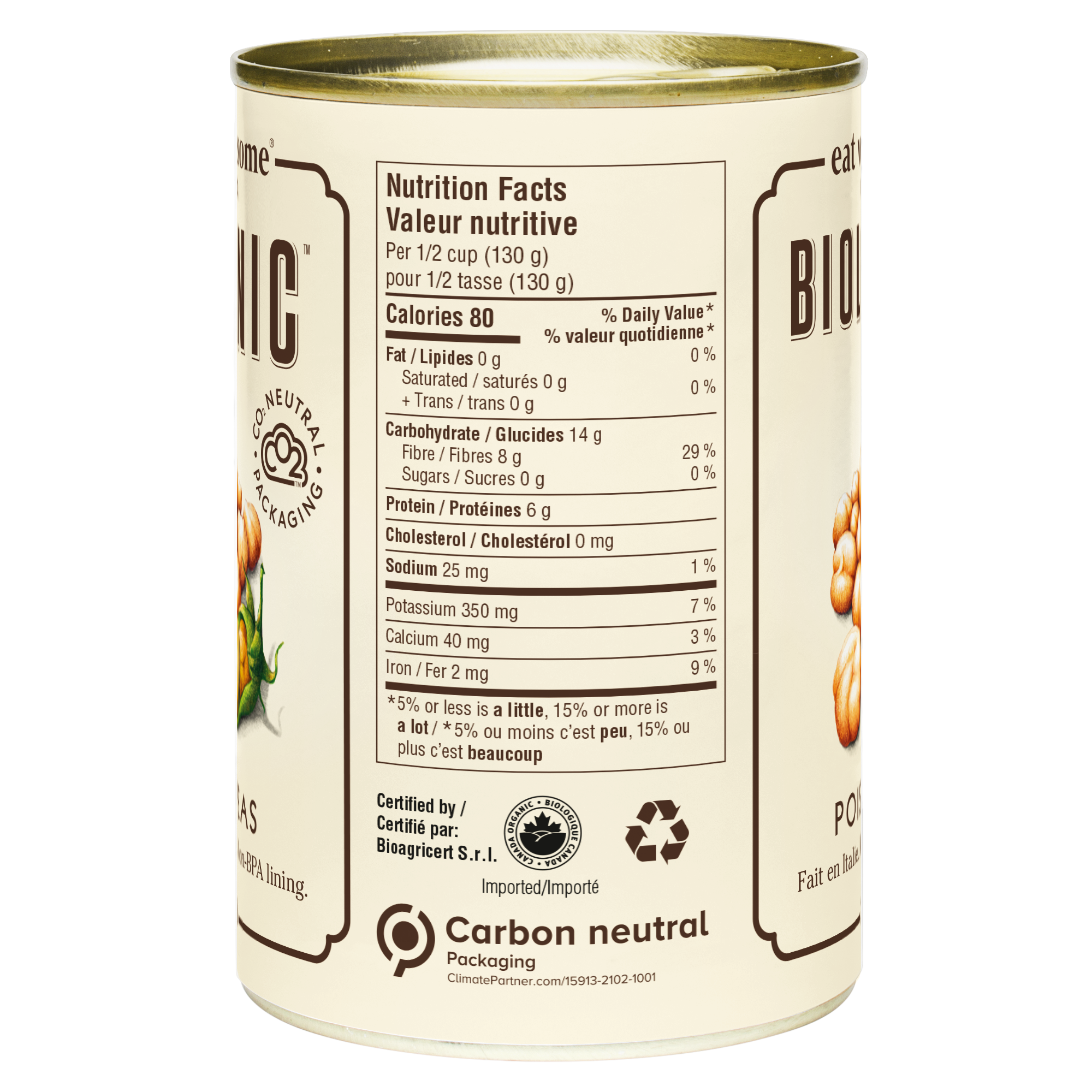 CAD_628110454423_Chickpeas 398ml Nut Facts_FRAN updated 2024.10.11.png