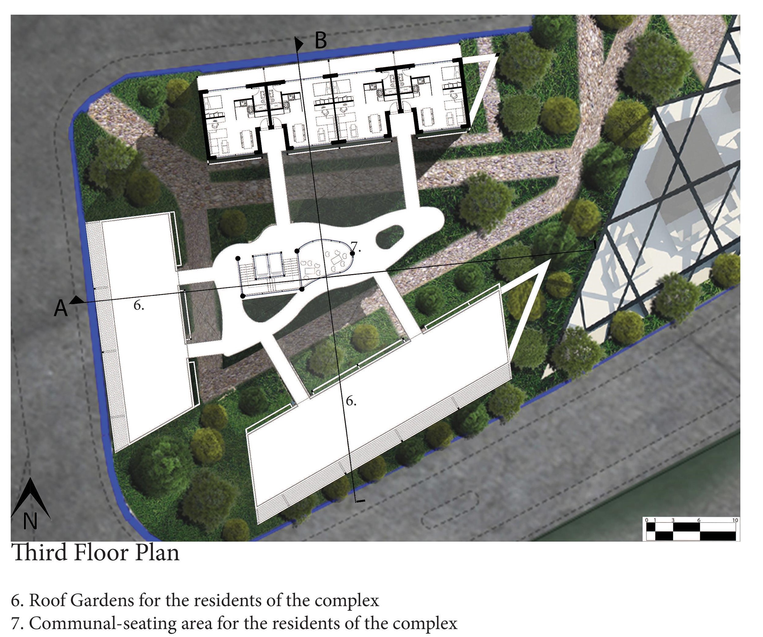 Housing Complex- Third Floor Plan