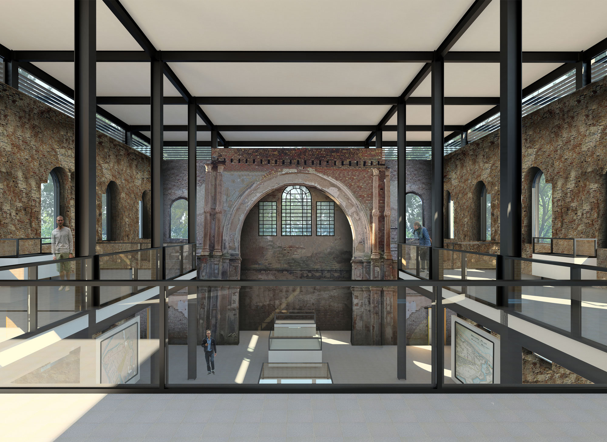 Church- Interior View from the Restored Gallery