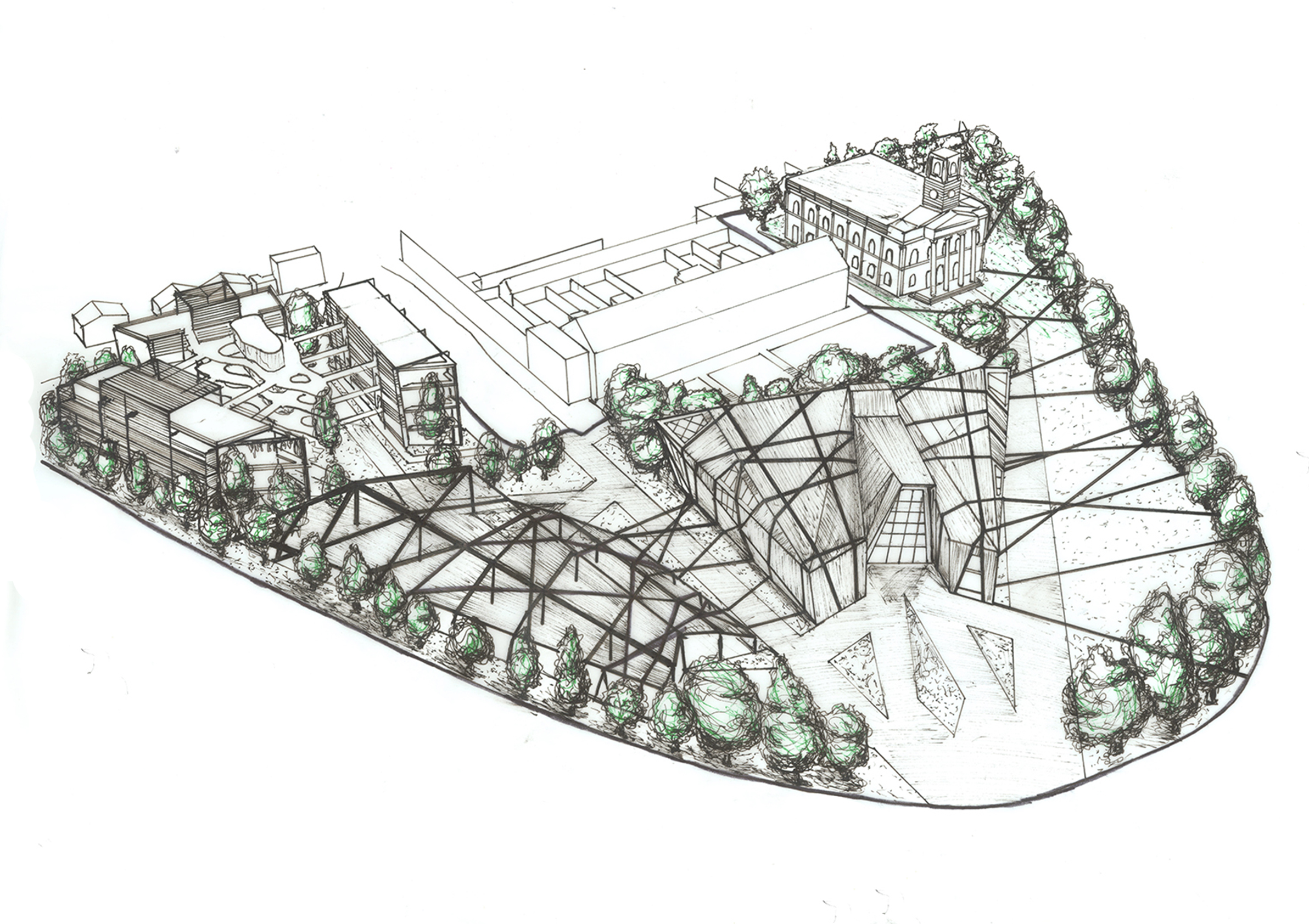 Masterplan (Hand Drawn Sketch)