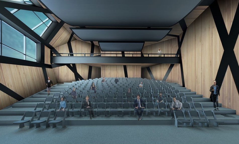 Perspective View of the Flexible Hall