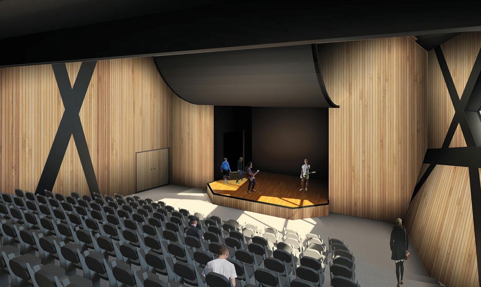 Perspective View of the Flexible Hall