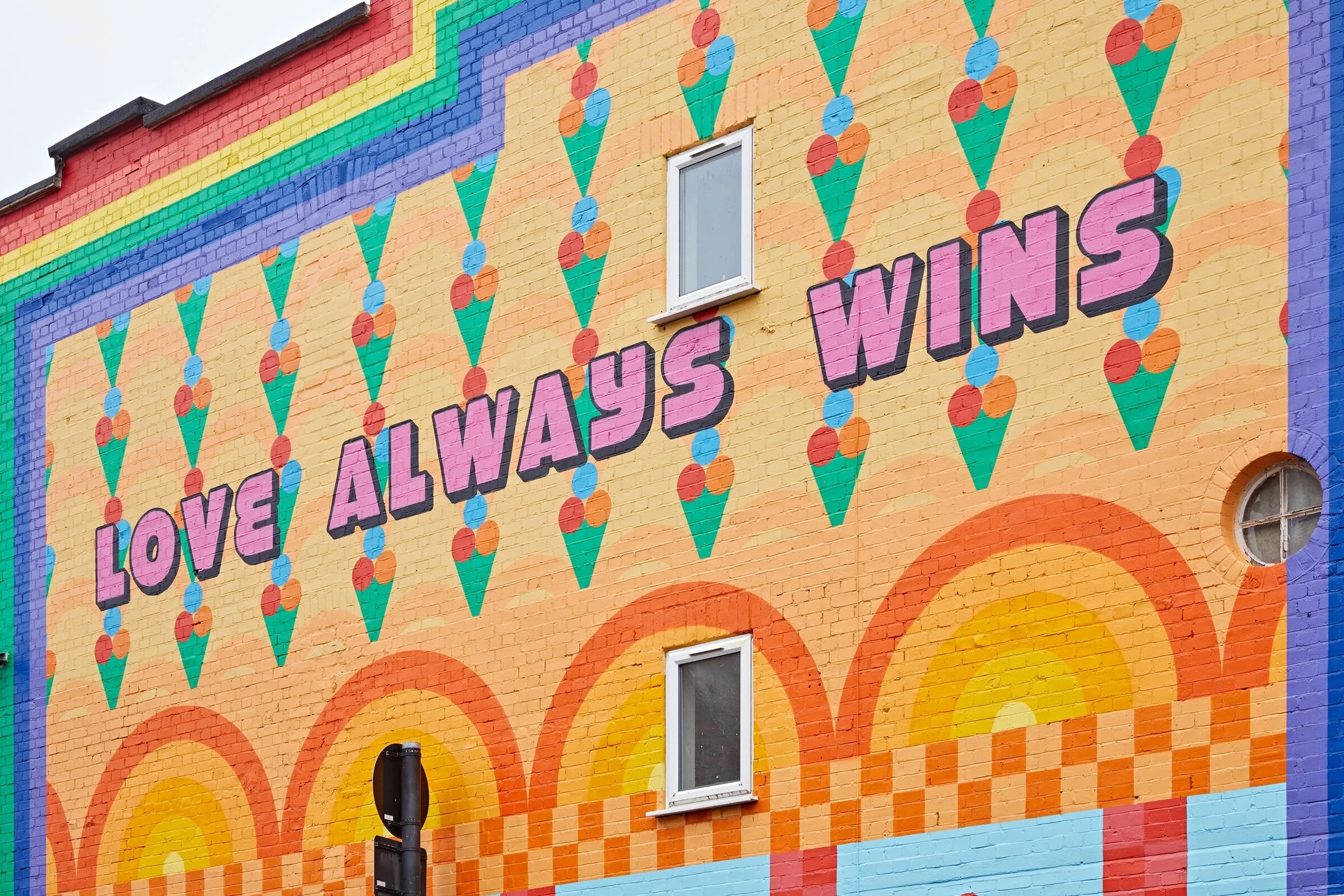 Yinka Ilori Love Always Wins Mural The London Mural Company