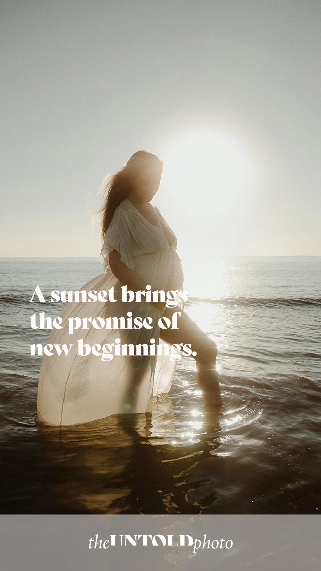 A sunset brings the promise of new beginnings