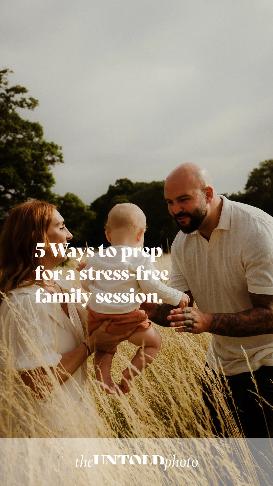 5 Ways to prep for a stress-free family session