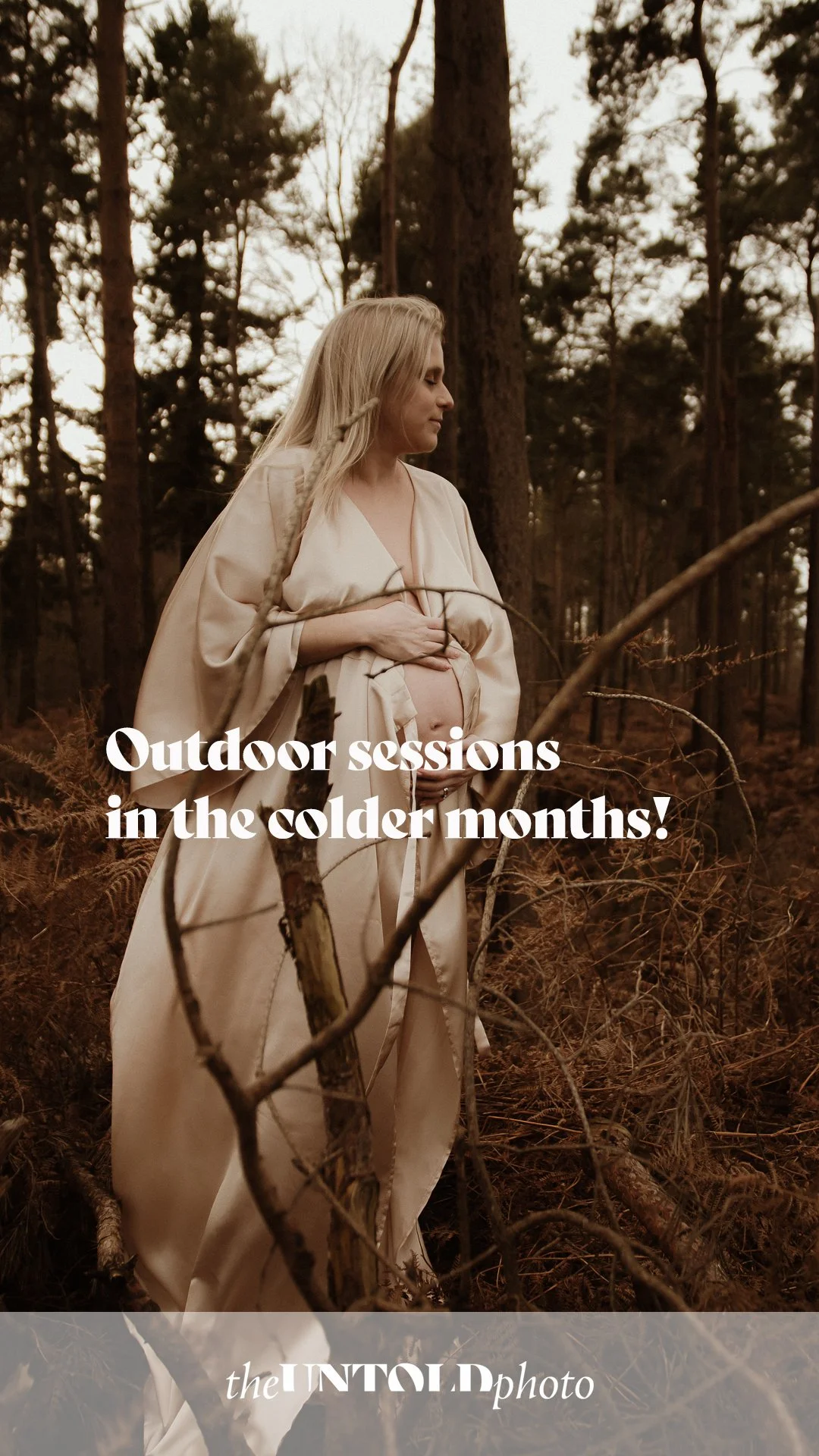 How to plan for an outdoor photography session in the colder months.