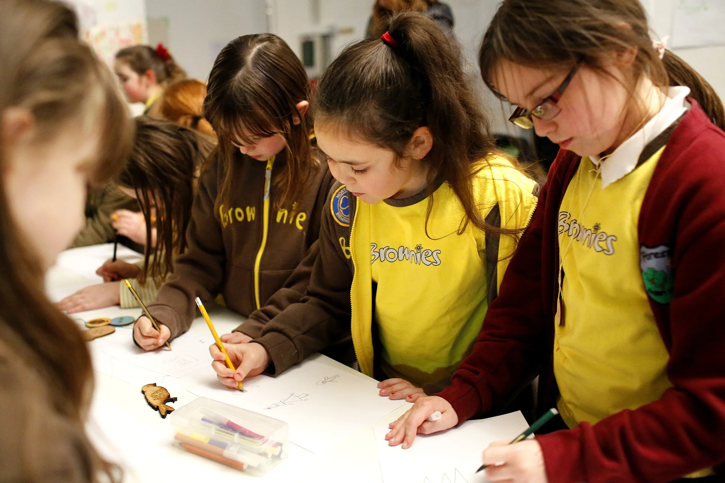 Digital Longbridge workshop with Birmingham 271st Brownies