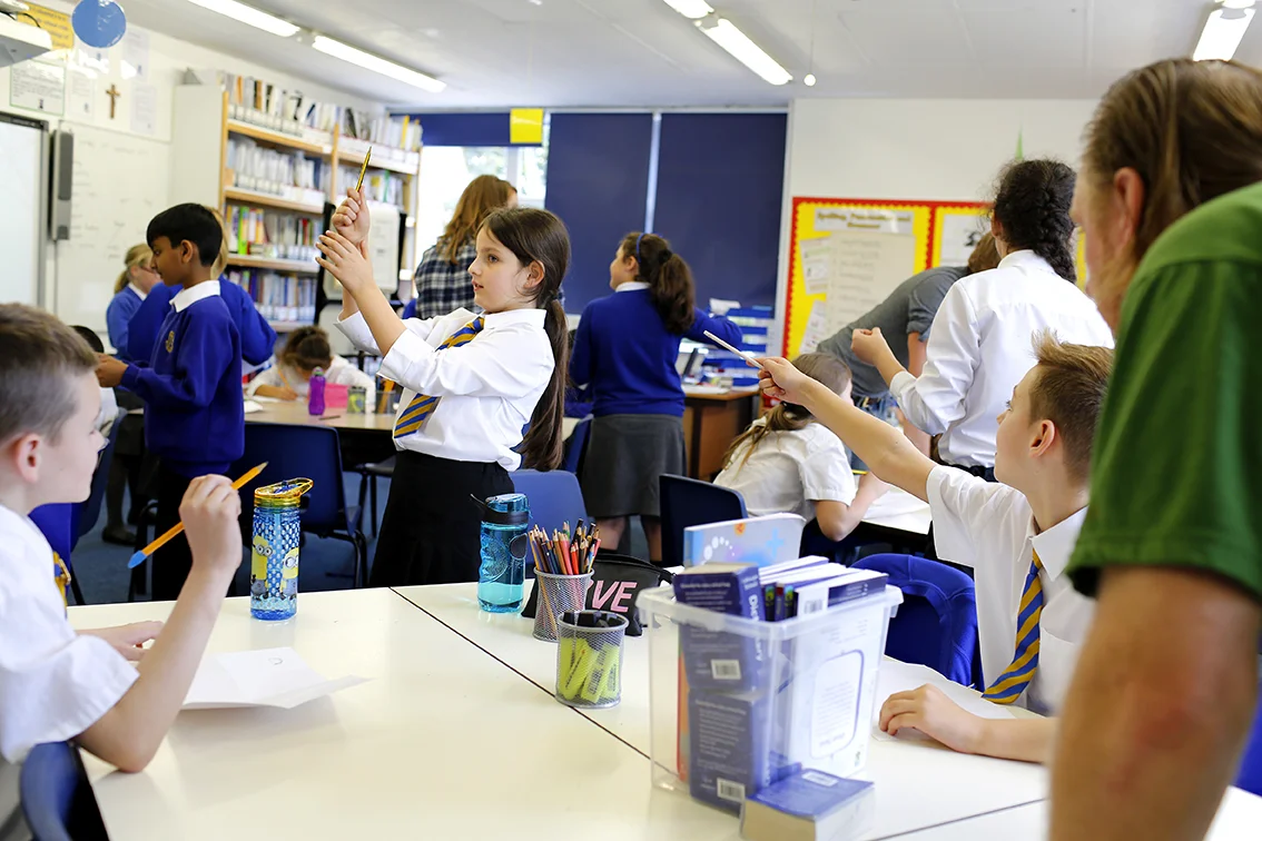 Workshop at St Columbas School with Luke Perry, photography Stephen Burke
