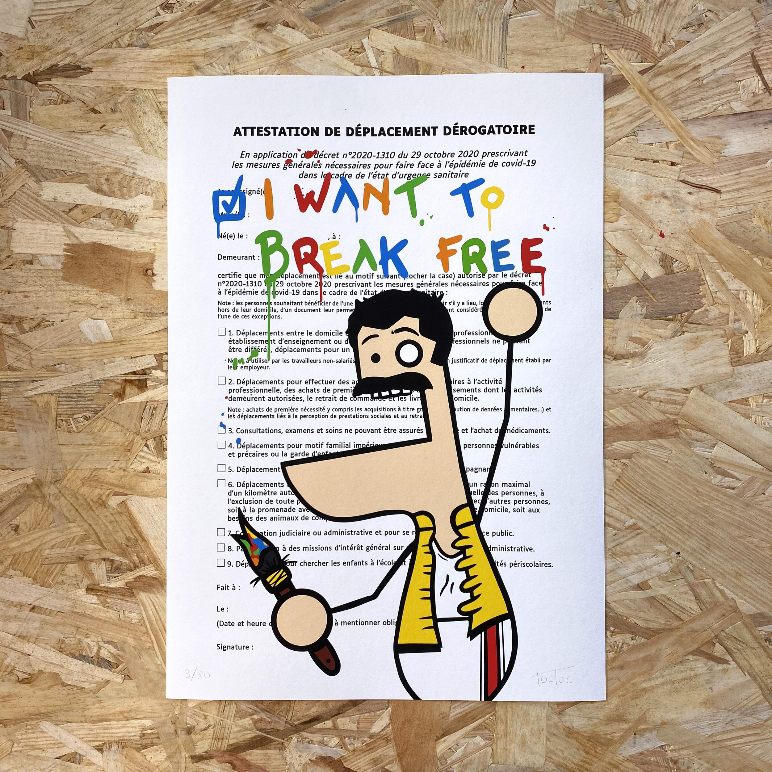 I WANT TO BREAK FREE (multicolor)