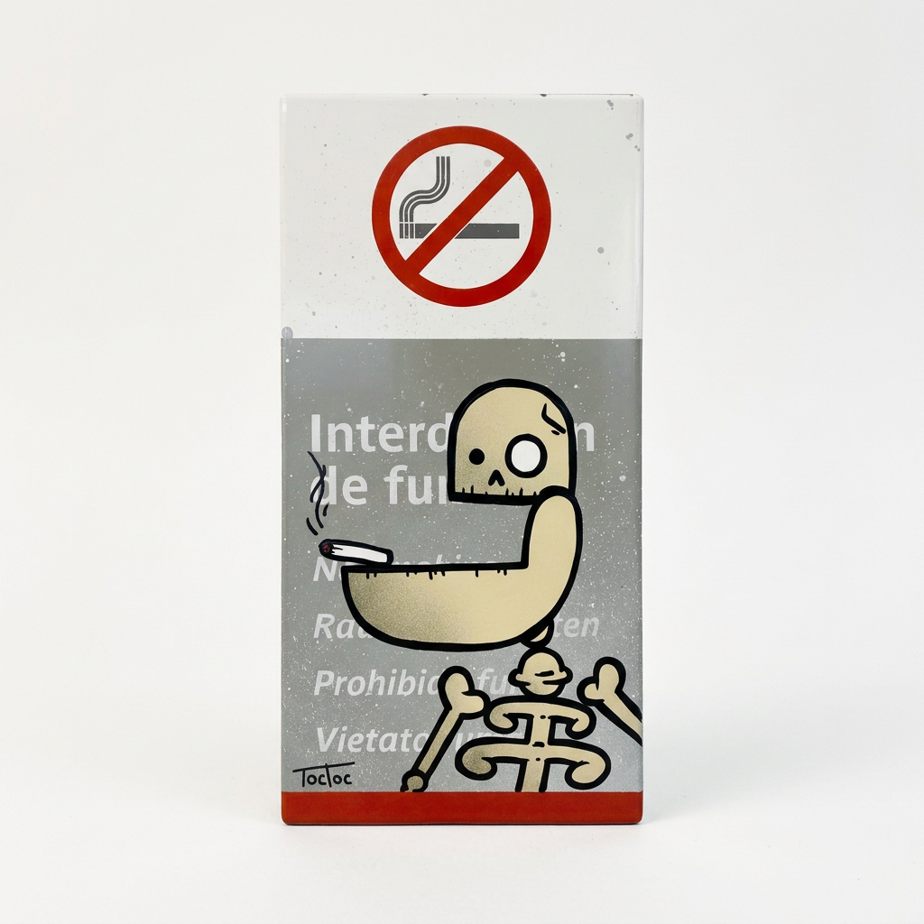 SQUELETTE-DUDUSS FUMANT UNE CIGARETTE (hommage à van Gogh)
