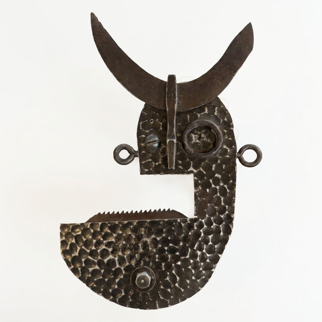 TÊTE DE DUDUSS EN METAL