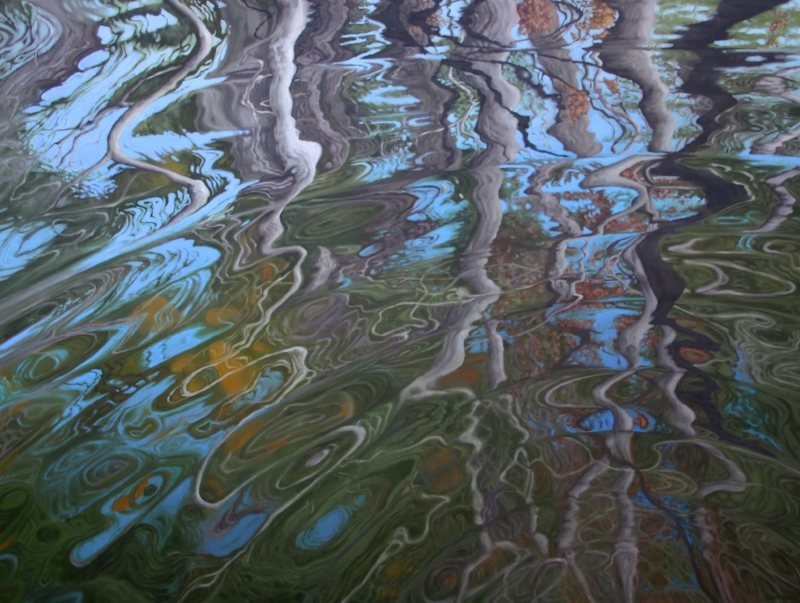"Ripple" 48"x36" Oil on canvas
