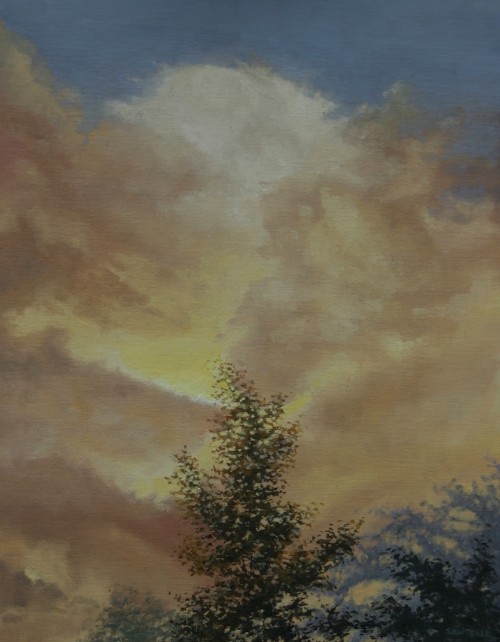 "Summer Storm" 11"x14" Oil on canvas