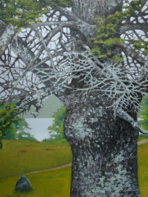 "Wyeth's Path" 9"x12" Oil on canvas