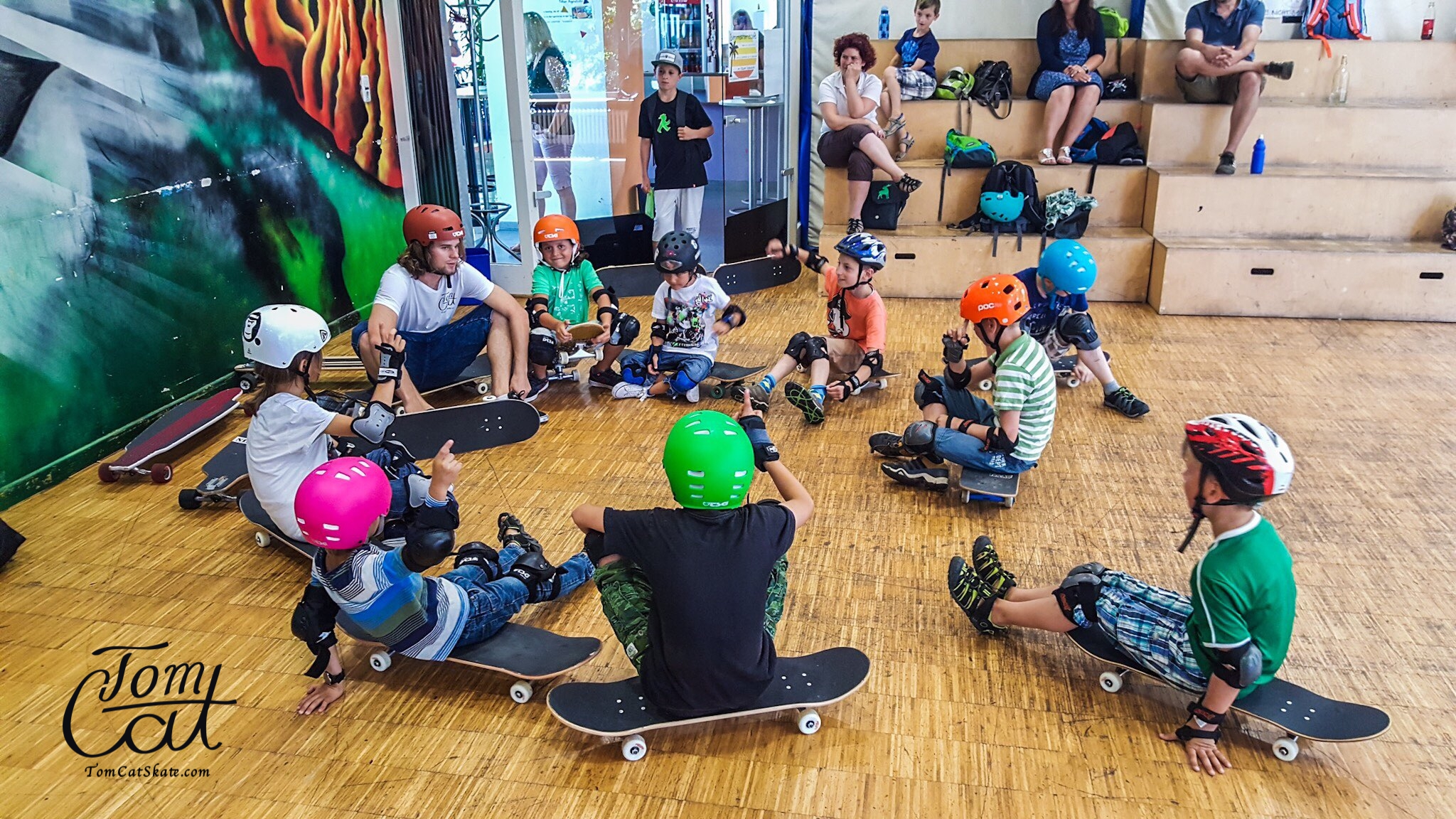 Skatekurs München Pullach mit Profi Skateboarder Tom Cat Kleinhans.JPG