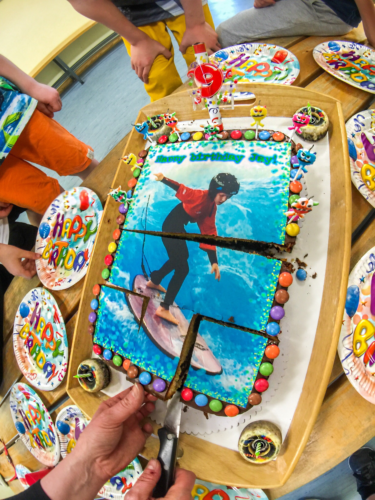 Monopatín Cumpleaños Curso de skate Tarta de celebración de cumpleaños.JPG