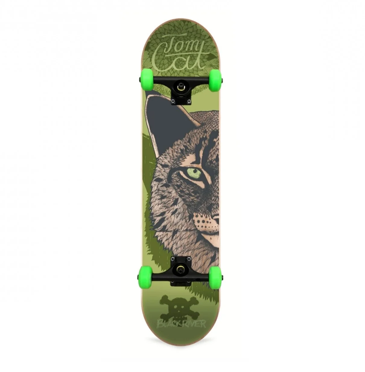 Tom Cat Skateboard Classic Natural Wood (Anfänger & Fortgeschrittene