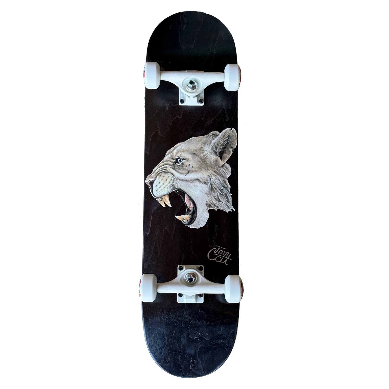 Tom Cat Skateboard -CAVE LION-HEAD 1 OF 1