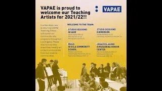 Creating Community: VAPAE Community Arts Programs, 21/22
