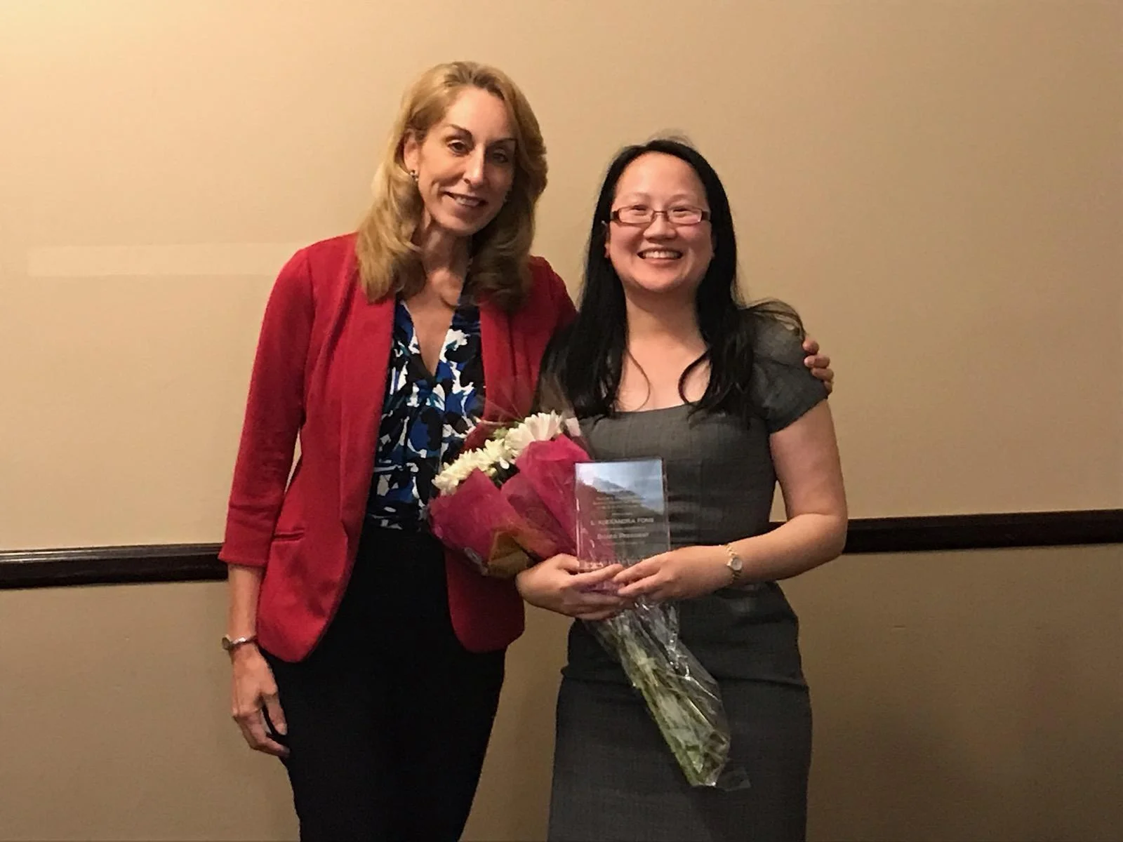 Hon. Bambi Moyer, President-Elect, and L. Alexandra Fong, President of the Leo A. Deegan Inn of Court for the 2018-2019 Program Year.