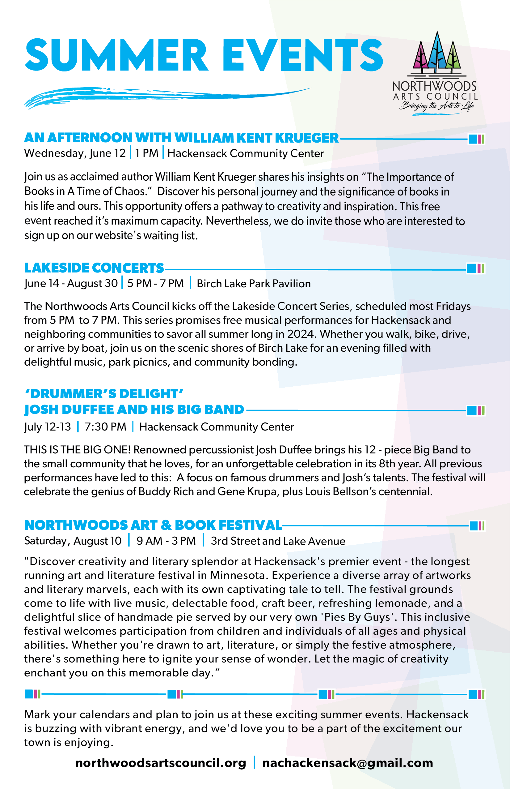 2024 Season — Northwoods Arts Council