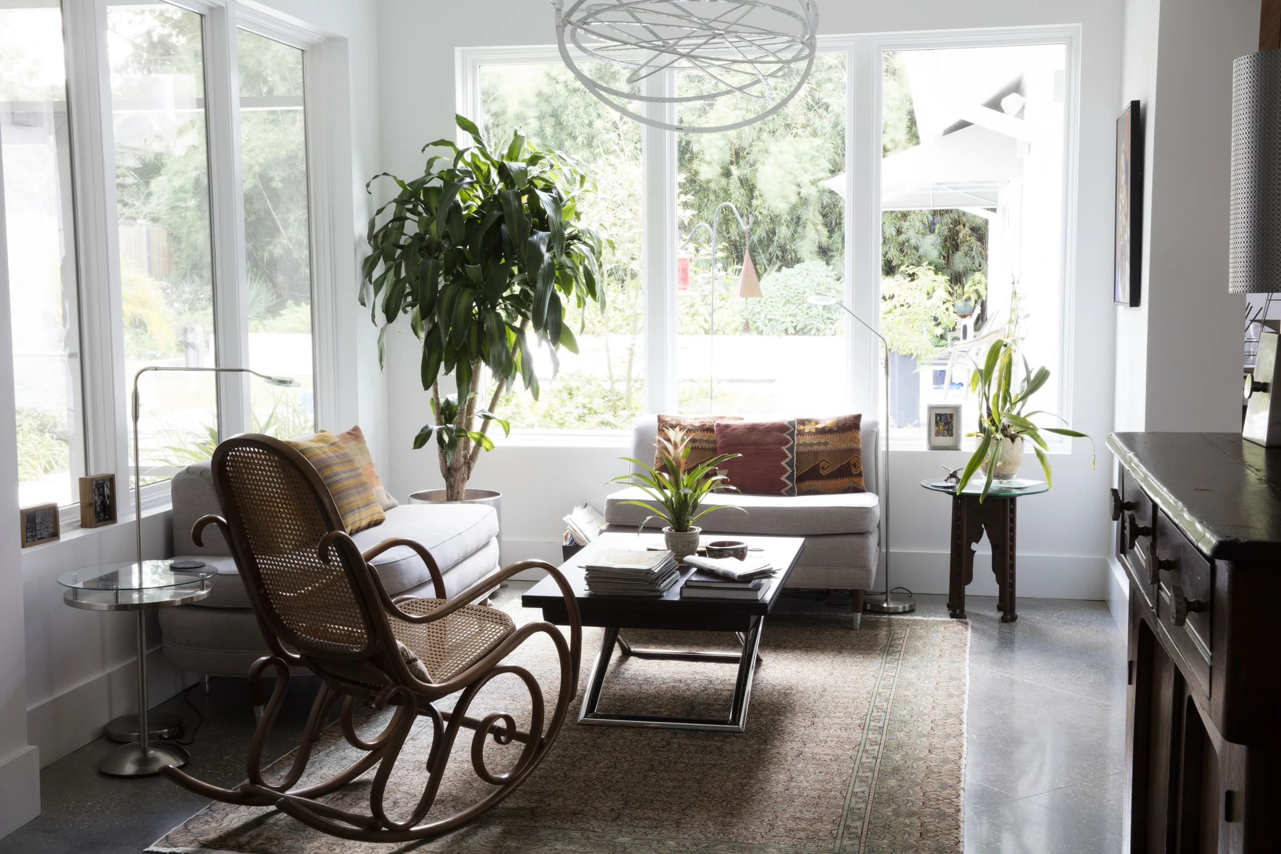 Ruby Rouge Designs Mid-Century Sectional- Private Residence