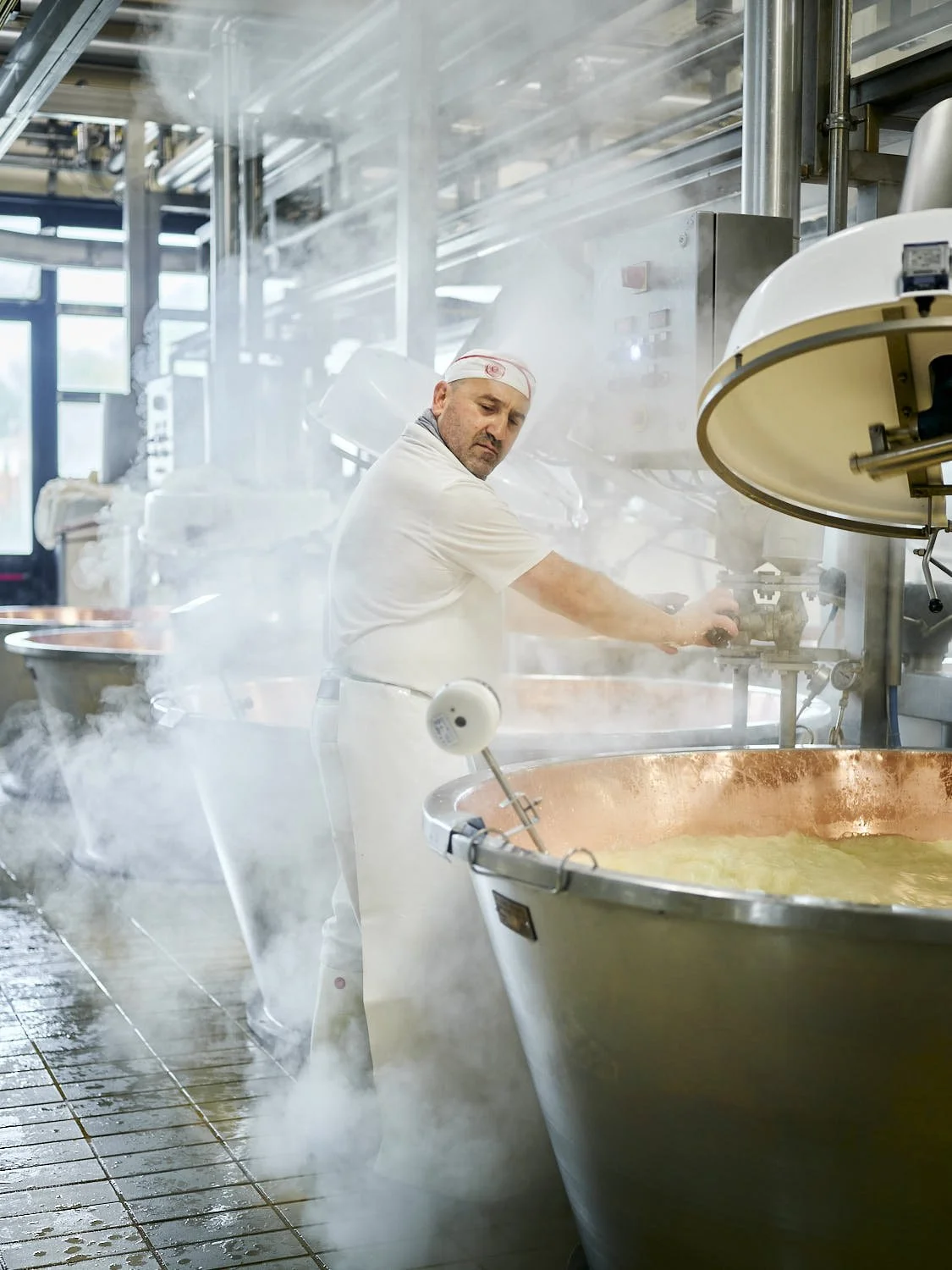 Parmesan maker, Italy