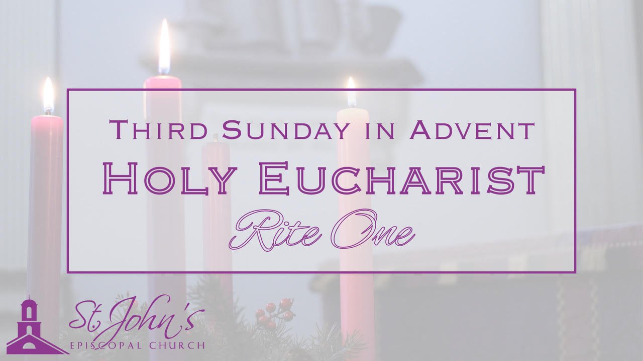 Holy Eucharist Rite One