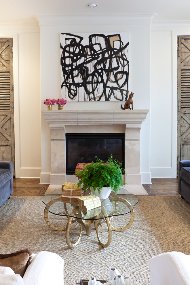 commercial-dehydrator-Family-Room-Transitional-with-abstract-art-amanda-talley-art-beige-rug-black-and-white-artwork-brass.jpg