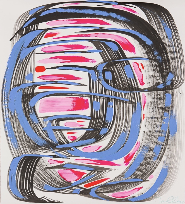 Amanda's Original work on paper entitled "Olivia"