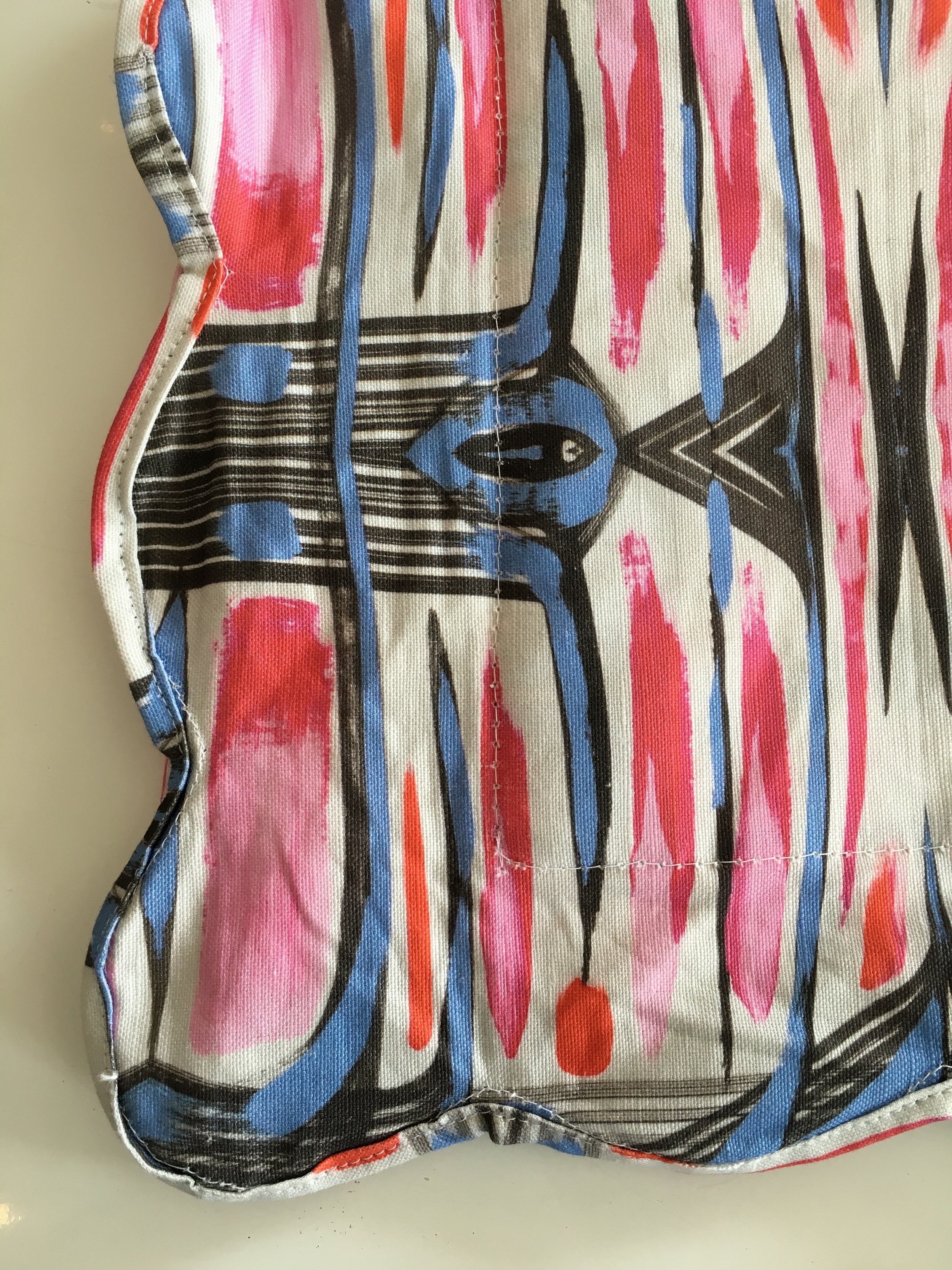 Scalloped standard sham, $196