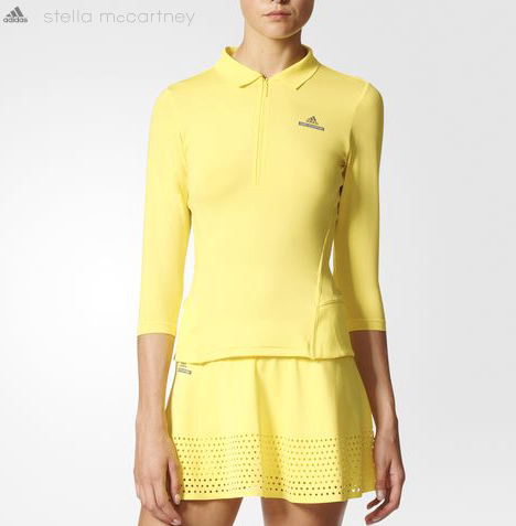 A set from Stella McCartney's popular Adidas collaboration. Technical skirt and top, approximately $70 apiece.