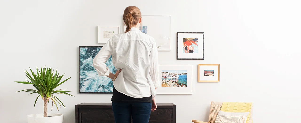 Gallery Wall help and planning with Framebridge